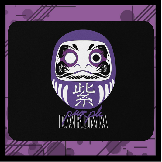 Mouse pad purple daruma