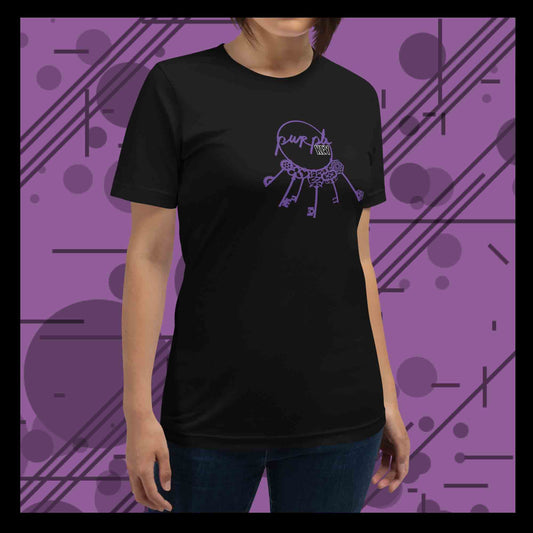 purple key T shirt